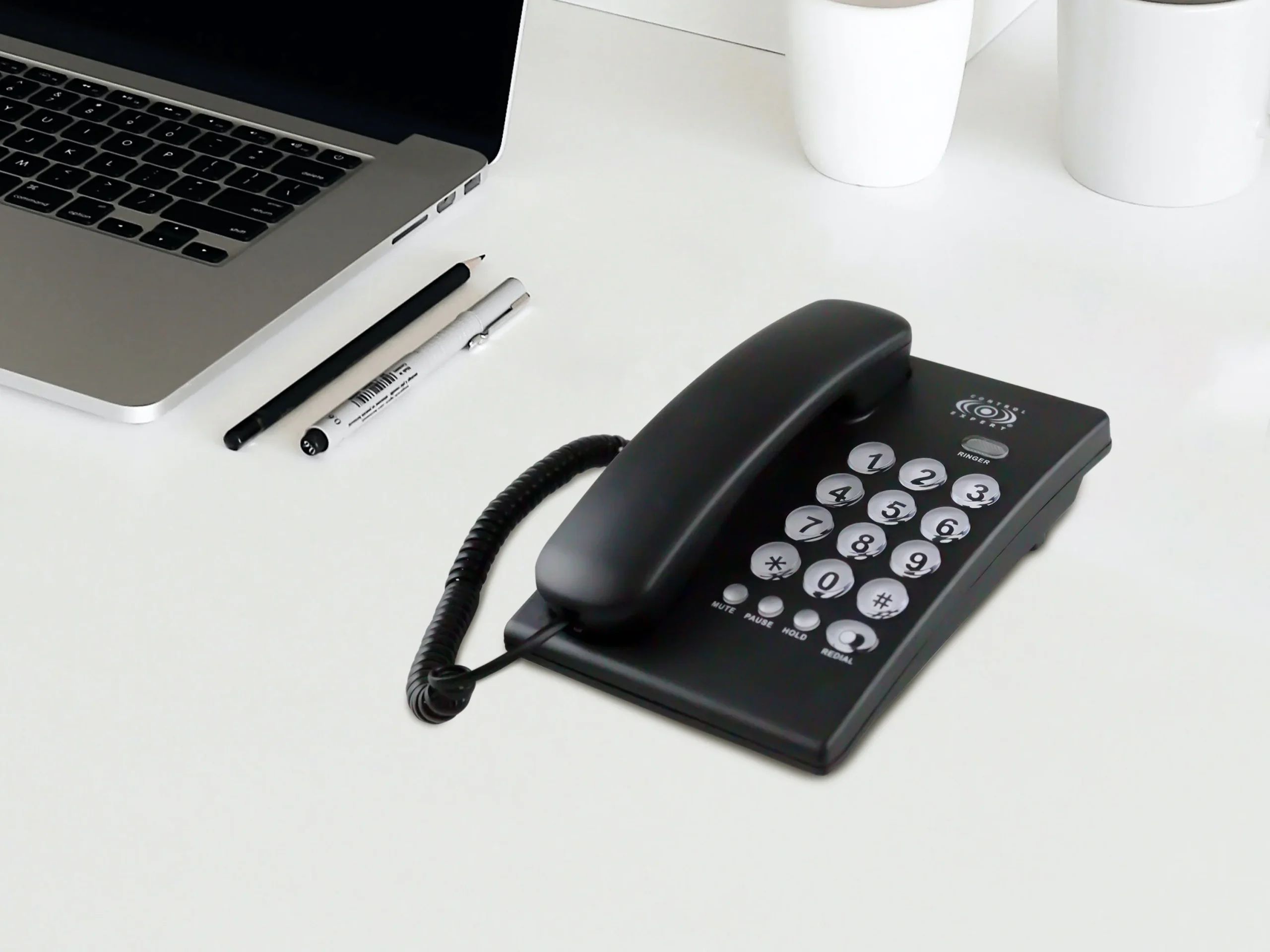 Teléfono Alámbrico Casa Oficina Hotel Fijo Moderno Negocio - Imagen 2